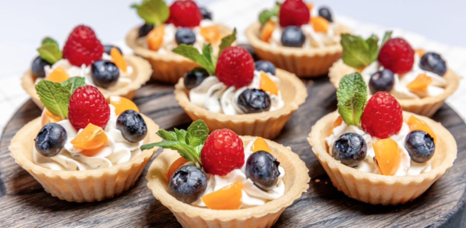 Mini Fruit Cheese Tart